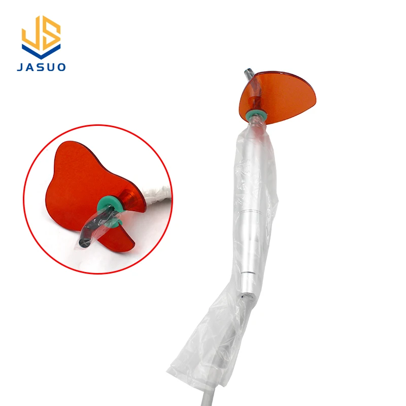 500Pcs/Box Dental Disposable Light Guide Rod Protective Film Sheath Sleeve Cover For Dental Camera Curing Light Sticks
