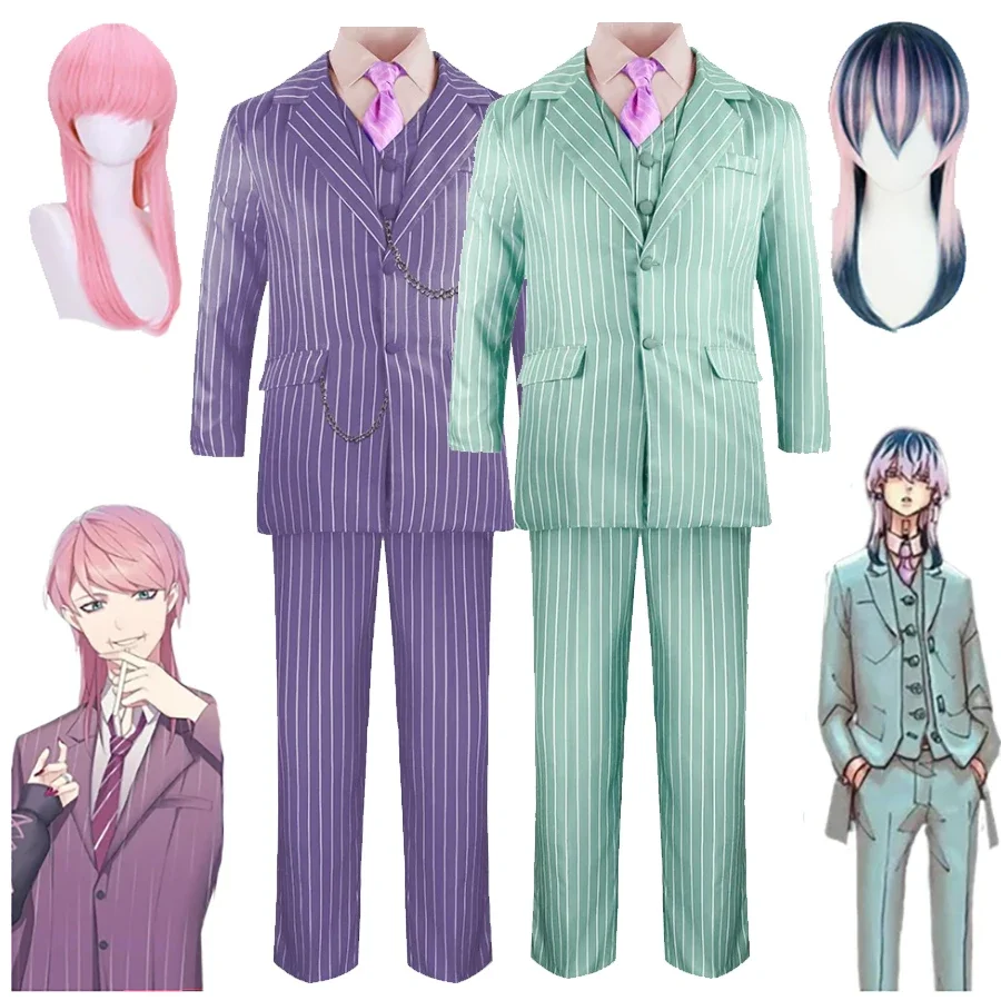 Tokyo Anime Cosplay Costume Bonten Haruchiyo Sanzu Rindo Haitani Wig Cosplay Halloween Party Clothes Full Suit Men Women