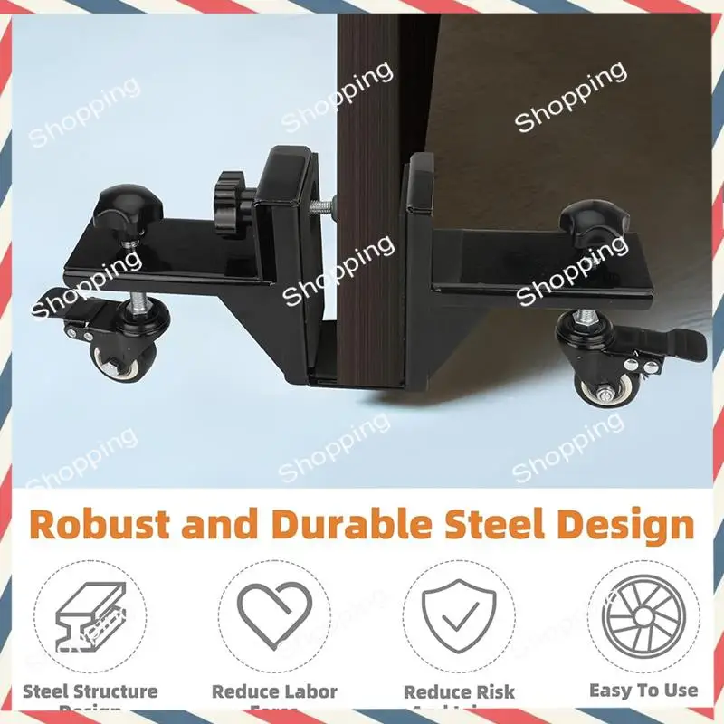 

M20K Mounting Hardware Kit For Heavy Duty Doors–Includes Hanging Clamp,Panel Lift Cart For 1-10/32", 1-30/32" Pre-Hung,Front Use