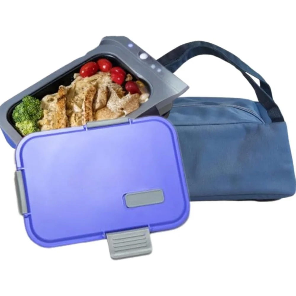 

with Included Insulated Tote Bag – Self Heated Lunch Box and Food Warmer – Battery Powered, Portable, Cordless
