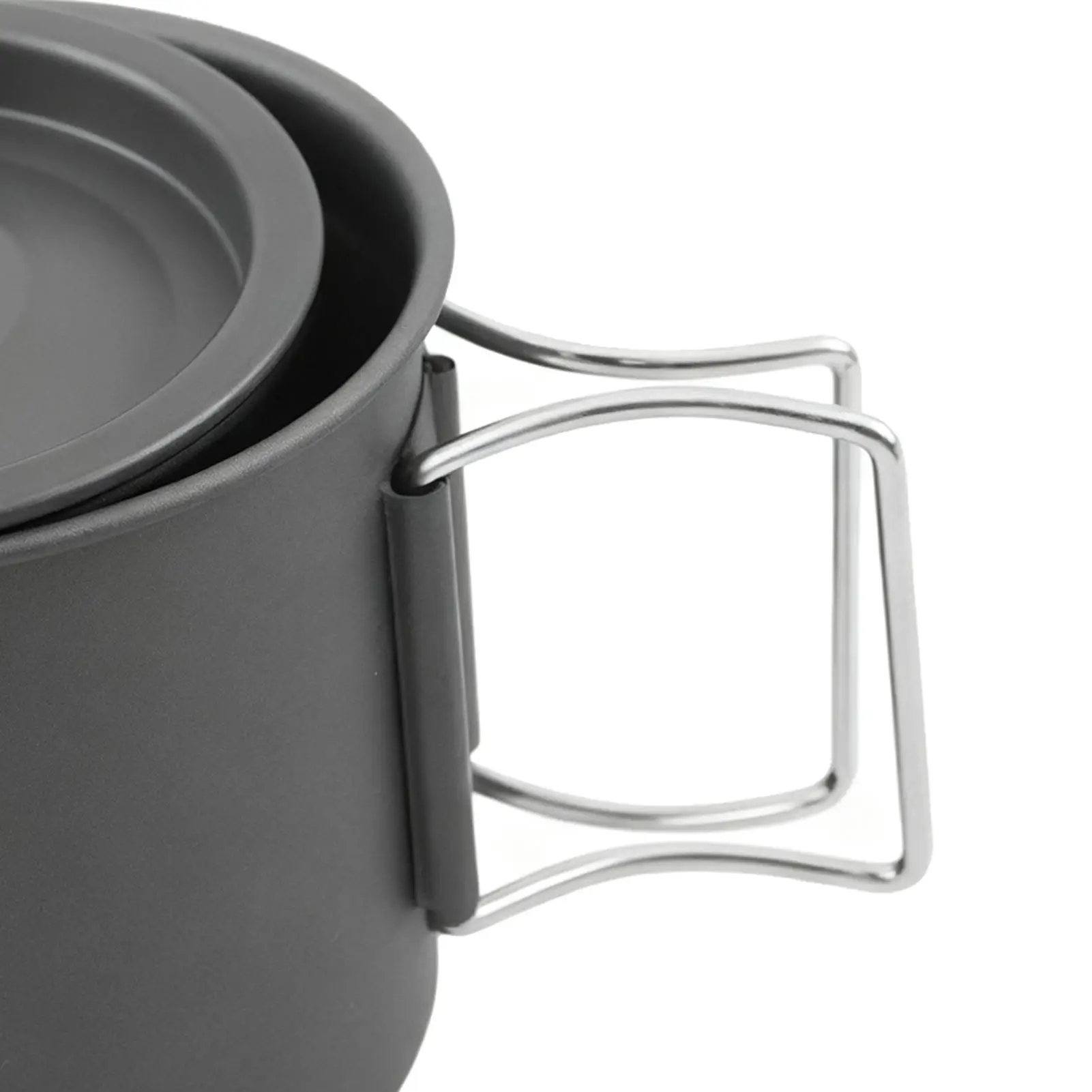 

Кофейные чашки для кемпинга, 3 предмета, портативные принадлежности со складной ручкой, металлические кофейные чашки для походов, выживания, приключений