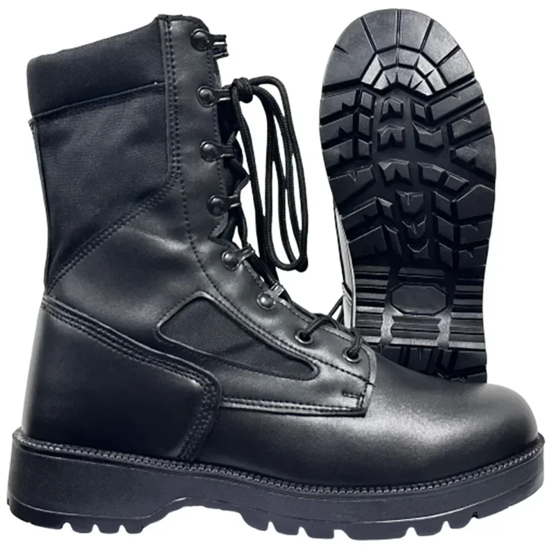 New Brand Leather Man Tactical Combat Boots Men Outdoor Hiking Desert Boots Breathable Male Ankle Boots