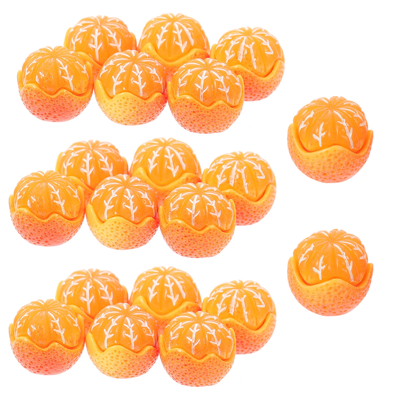 

20pcs Simulated Fruit Earring Accessories Resin Flatback Charms Craft Ornament DIY Headwear Material Headdress Making Supply