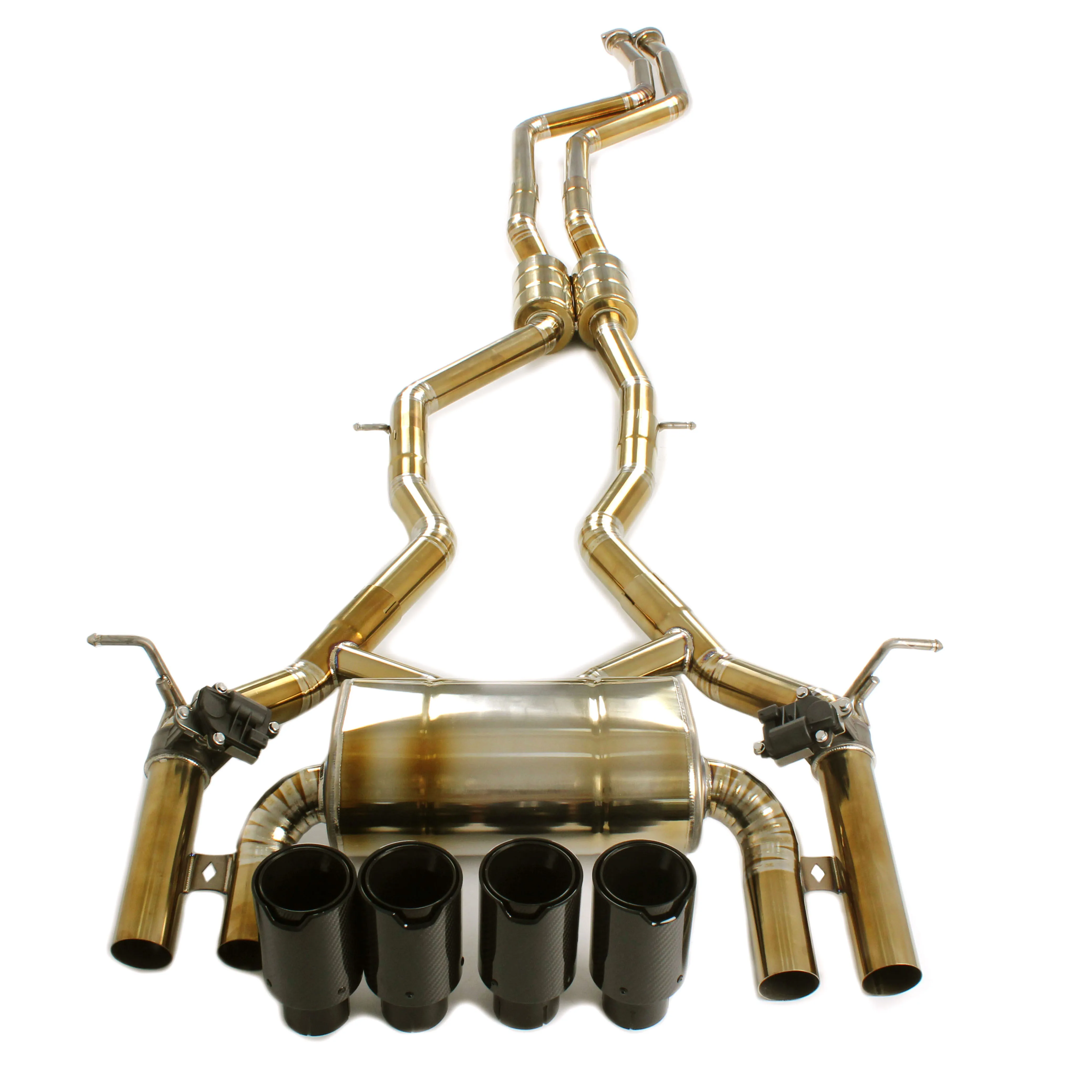 Burning Gold Custom Catback For Bmw M3 M4 F80 F82 Exhaust Pipe System