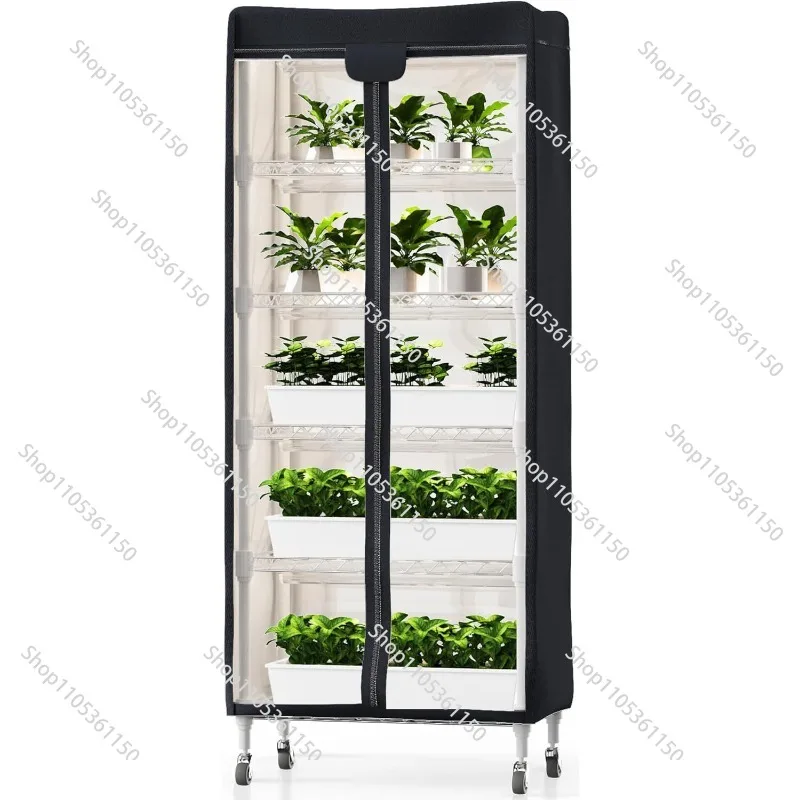 Removable vegetable and mushroom growth tent with pulley Indoor vegetable growing hydroponic plant growing tent