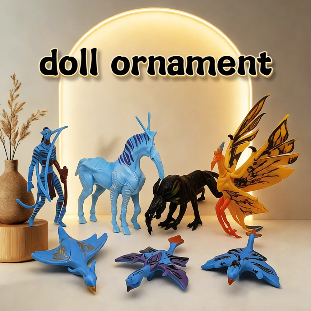 

2026 Caliente 6 шт. Фигурки Аватар | Коллекционные фигурки из фильмов, декор для приборной панели автомобиля, игрушки для ролевых игр, подарок