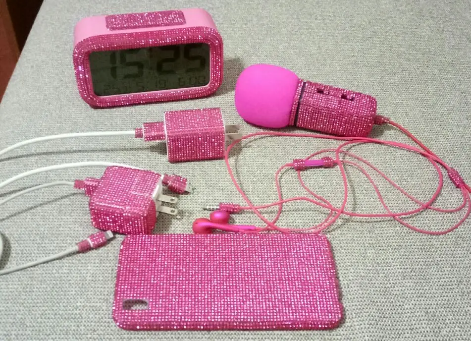 電話ケース装飾用ラインストーンステッカーシート、ラインストーン、粘着、スクラップブッキング用、DIY、24x40cm