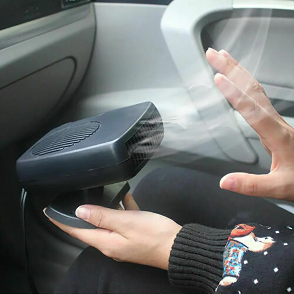 Imagem -06 - Portátil Auto Carro Aquecedor Defloster Demiler Aquecedor Elétrico Brisa 360 Graus de Rotação Abs Aquecimento Ventilador de Refrigeração 12 24v 200w