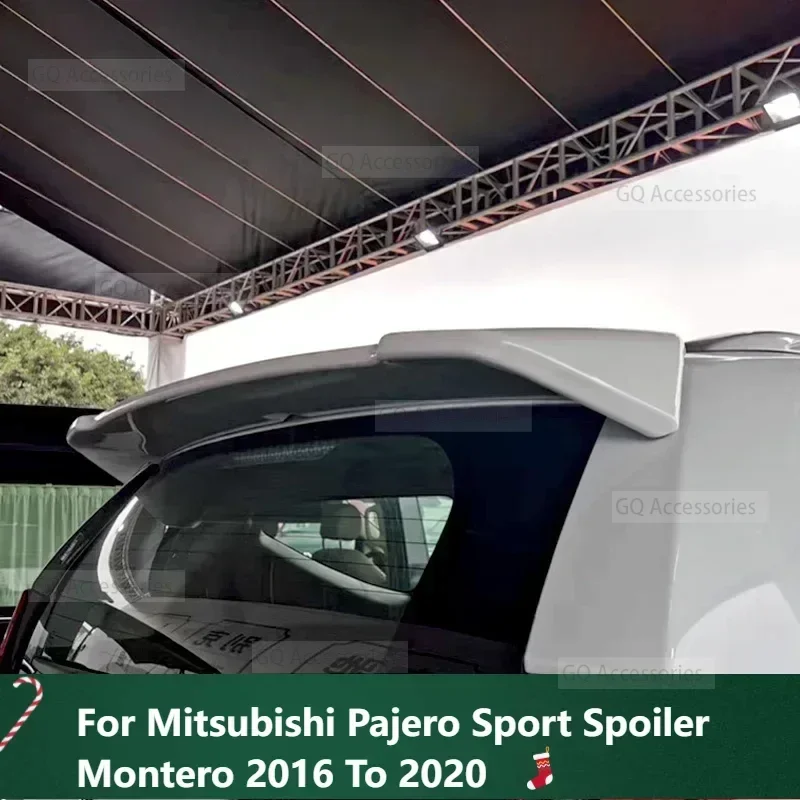 

New！ Rear Roof Wing for Mitsubishi Pajero Sport Spoiler Montero 2016 To 2020 Glossy Black ABS Plastic Tail Fin Accessories