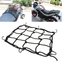 Motorcycle Luggage Net Bike 6 Hooks Hold Down Fuel Tank Luggage Mesh Web Styling High Quality Moto Adjustable Cargo Net