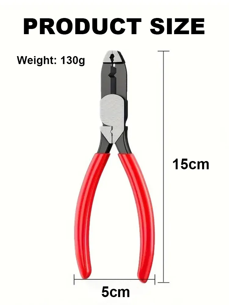 Removal Nailer Multi-Disassembly Pliers Rust Removal/Anti-Slip/Damage Screwdriver Quick Cutting And Cutting Crimping Wire