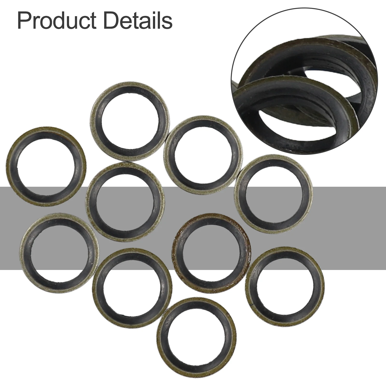 10pcs Motorcycle Oil Pipe Screw Washer Sealing Ring 12mm Banjo Bolt Washers Sealed For Nissin Master Cylinders Calipers