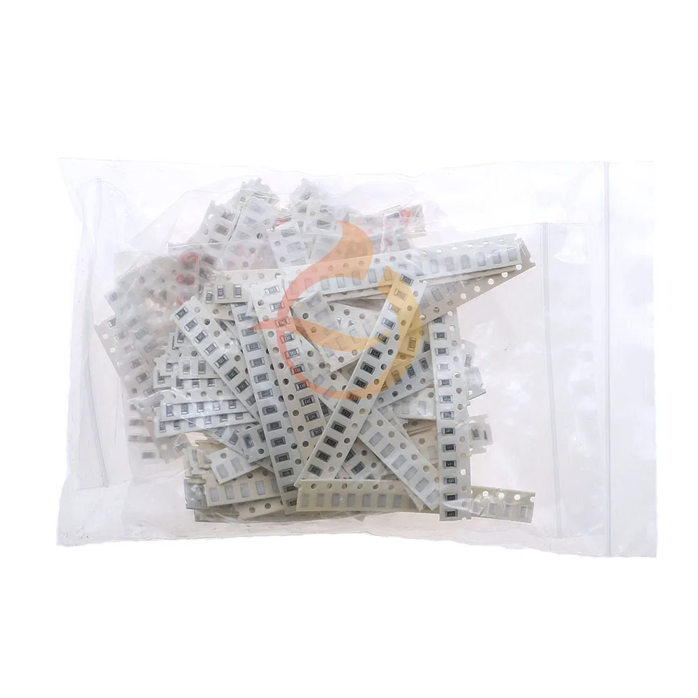 1206 40Value 2.2pf-1uf Capacitor Pack 0Ω-10MΩ 50Value SMD Resistor Assorted kit