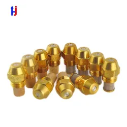 Brass Fuel Oil Nozzle, Solid Spray, Diesel Burner Injection, Combustion Jet, Boiler Heater, 0.3-6.0 USgal/H, 60 Degree 9/16