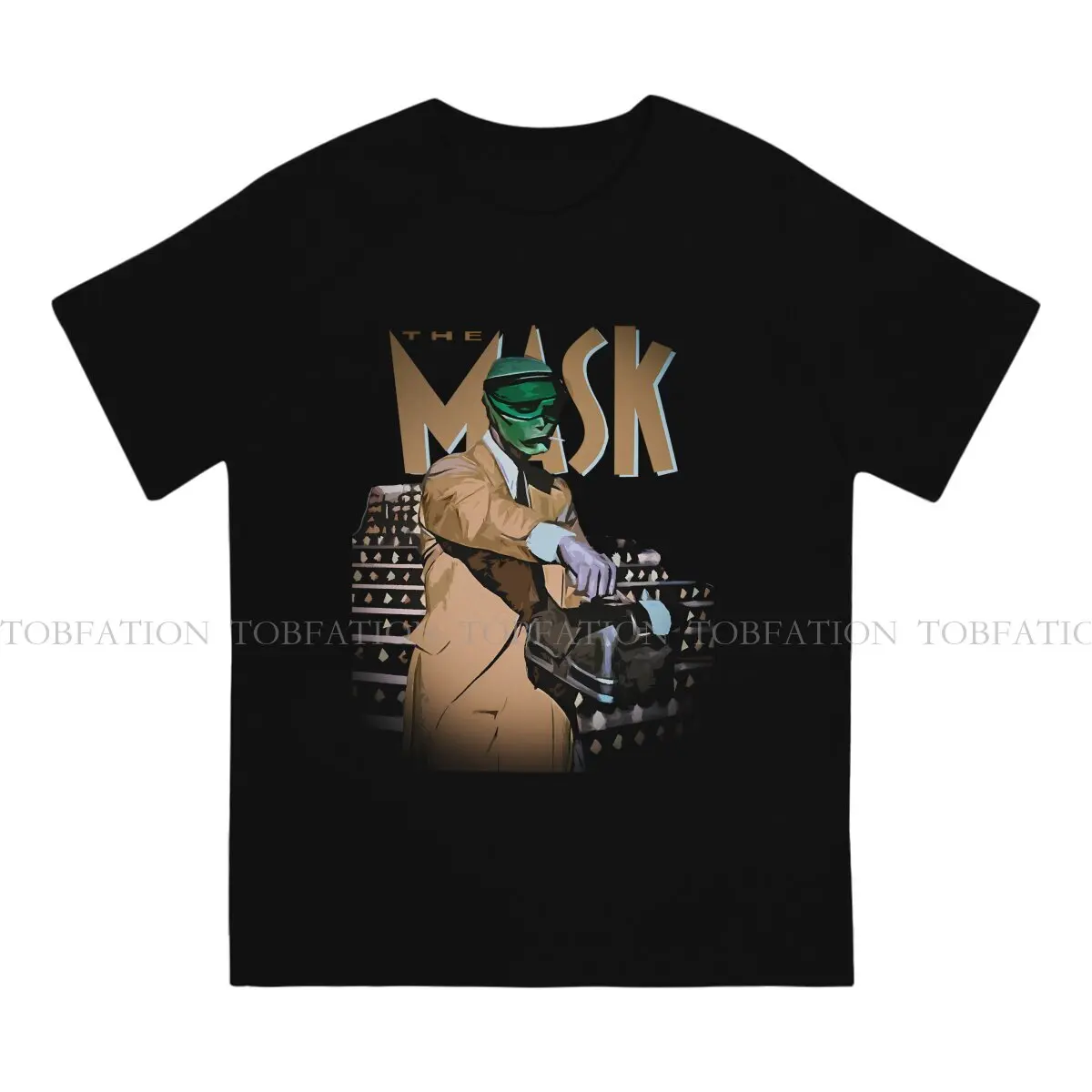 1994 Jim Carrey Man's TShirt The Mask Movie O Neck Tops 100% Cotton T Shirt Humor Top Quality Birthday Gifts