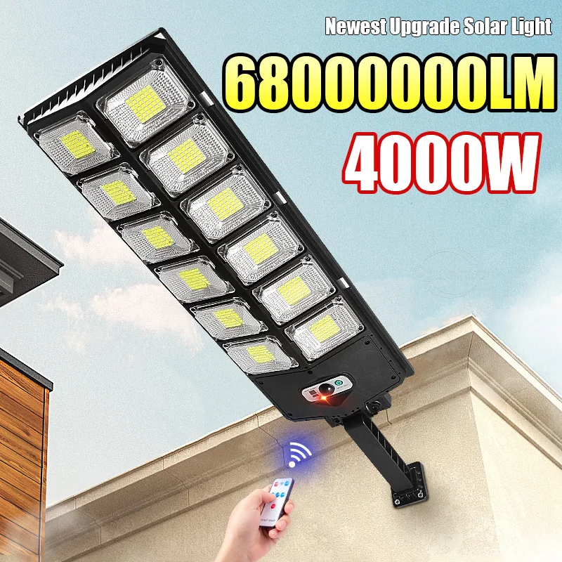 2025年-68000000lm-屋外ソーラーライト-人感センサー-ソーラーled-防水-セキュリティウォールライト-ガーデンウォール-中庭-パス照明