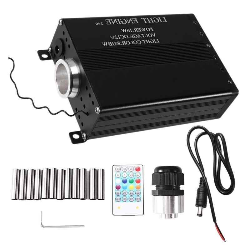 Fiber Optic Light Source Unit RGB Fiber Optic Light Engine RGB LED Fiber Optic Light Source Home Roof Starry Sky