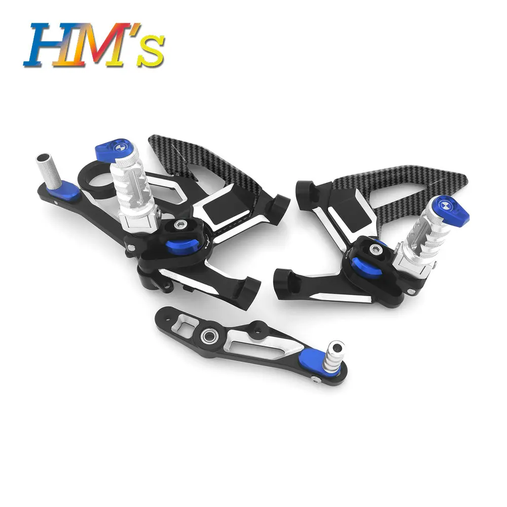 Motorcycle For BMW S1000R M1000RR Footpeg Rear Set Foot Pegs Pedal Footrest Heel Wing Adjuster Rearset 2021 2022 2023-2025