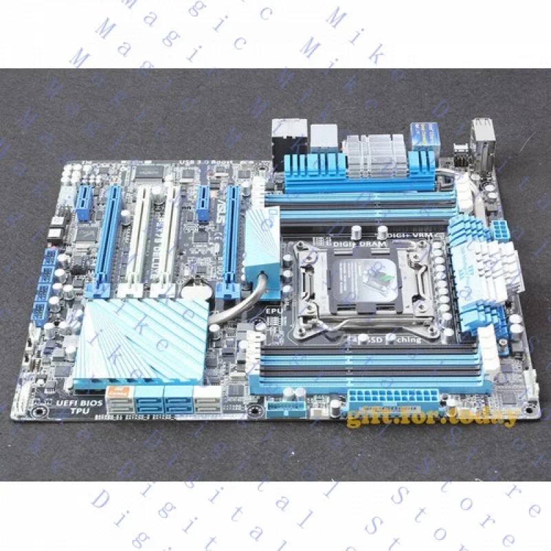 UU  Original FOR ASUS P9X79 DELUXE Intel X79 Motherboard LGA 2011 DDR3 USB 3.0 ATX