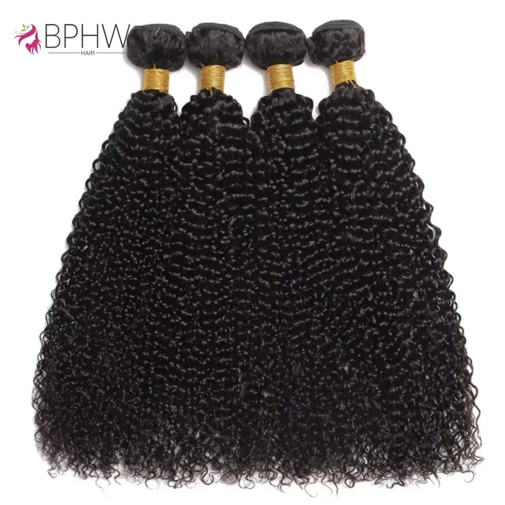 غريب مجعد الشعر البشري حزم غريب مجعد نسج حزم الشعر البشري 10-30 بوصة جيري حليقة وصلات شعر 1 3 قطعة BPHW الشعر #6