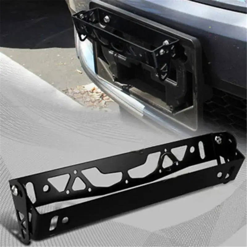 

Новый алюминиевый автомобильный регулируемый вращающийся держатель рамки номерного знака, твердые рамки для знаков, номер Power Racing