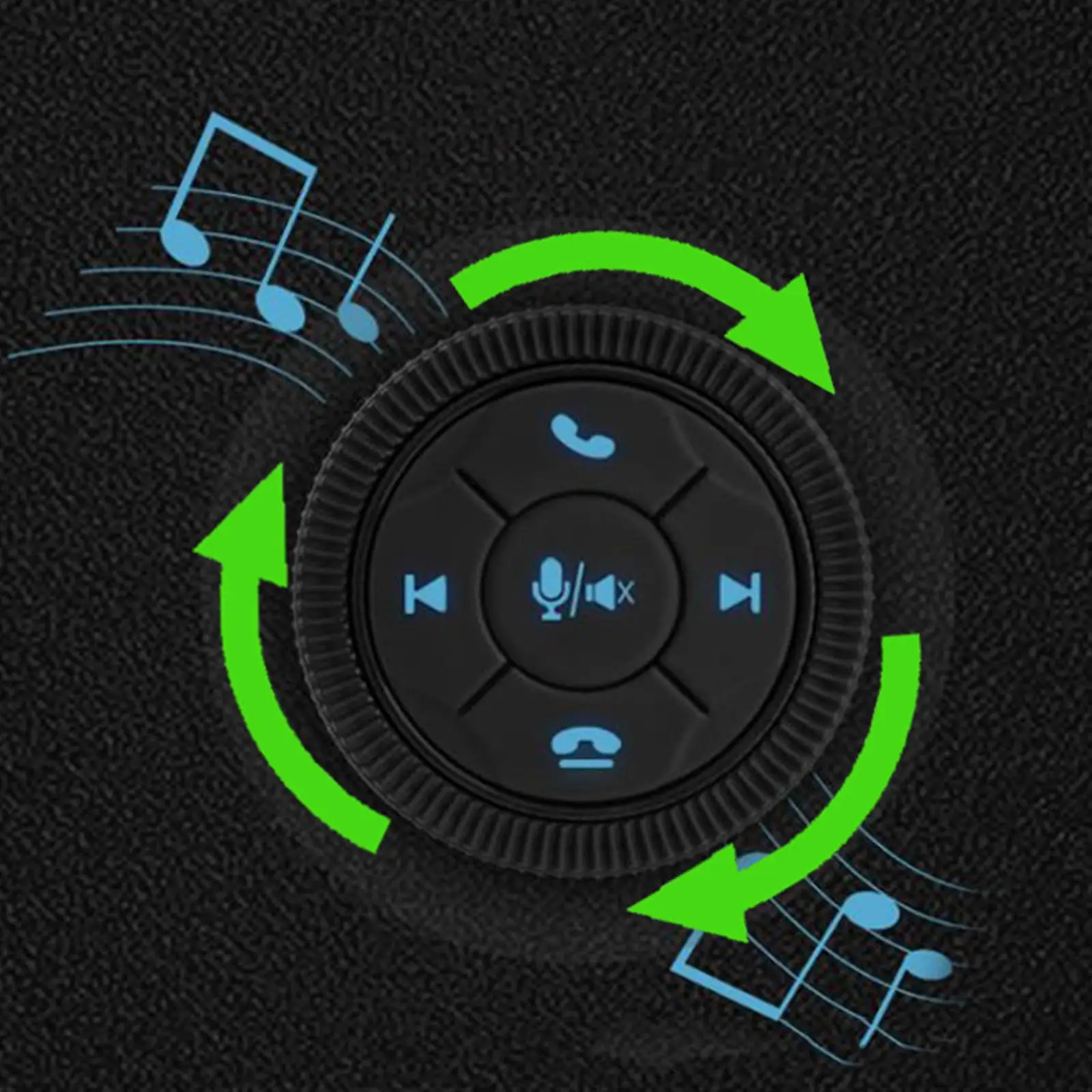 Stereo Radio Phone Steering Wheel Remote Control Switch for iOS Motorcycle