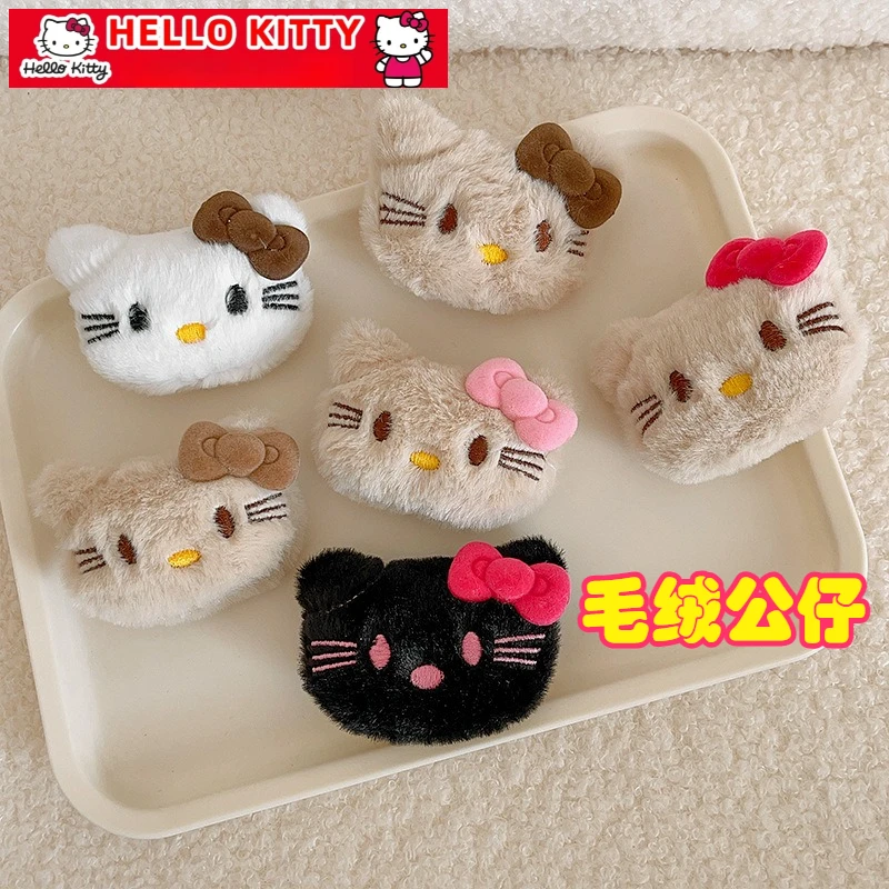 

Cartoon Anime Sanrio Hello Kitty ハローキティ Doll Handmade DIY Hairpin Head Rope Brooch Socks Scarf Clothing Accessories Wholesale