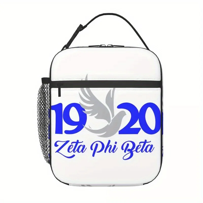 Zeta Phi Beta 1920 Thermal Insulated Lunch Bag for School Portable Food Bag Container Cooler Thermal Lunch Boxes