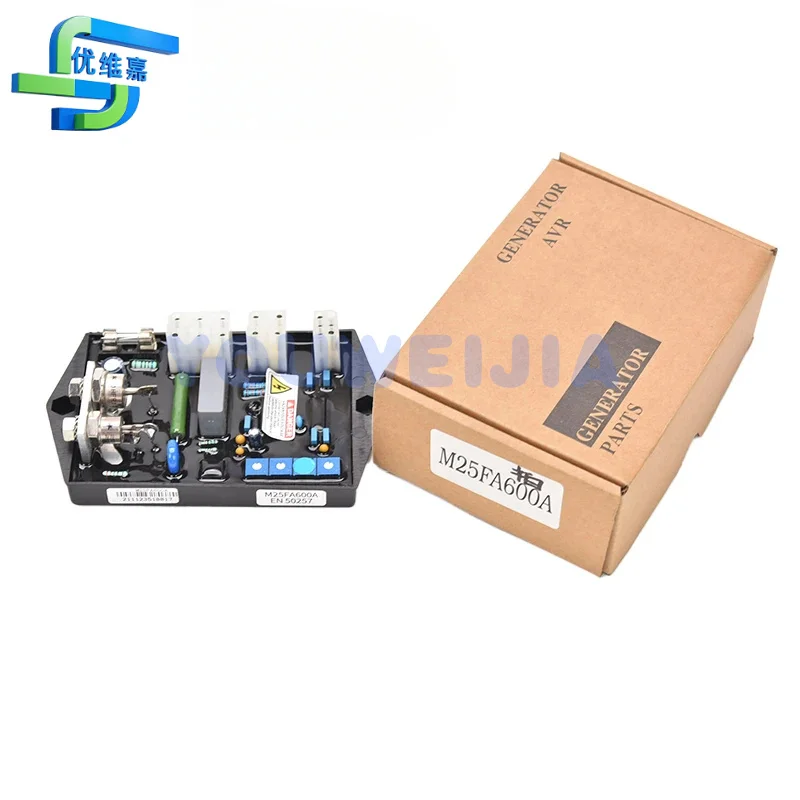 M25FA600A AVR by Magneti Marelli: A brushless generator board for stable voltage regulation.