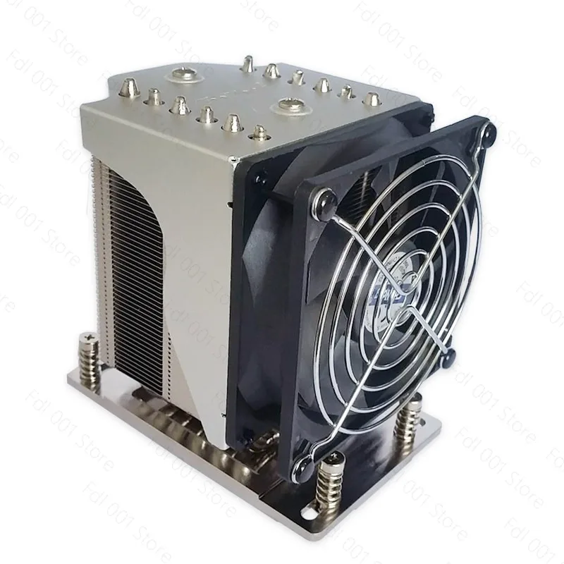 For 6. Heat Pipes TR4 Ryzen Ripper CPU Cooling Fan X399 Motherboard Server EPYC Xiaolong SP3 Cooler