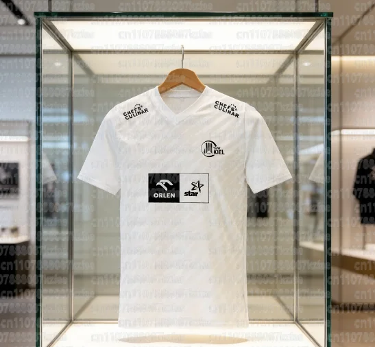 Camiseta de Balonmano THW Kiel 2024-25 para Padres e Hijos, Ropa Deportiva Holgada para Jóvenes y Niños, Chaqueta Transpirable Unisex