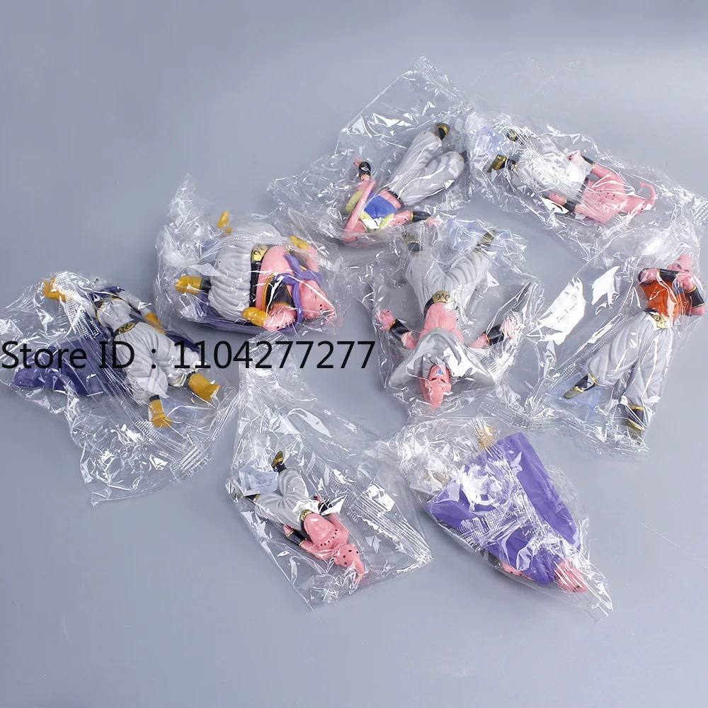 8個/セット ドラゴンボールZ 魔人ブウ フィギュア おもちゃ アニメ DBZ 超サイヤ人 アクションフィギュア PVCモデル おもちゃ 子供 大人向けギフト