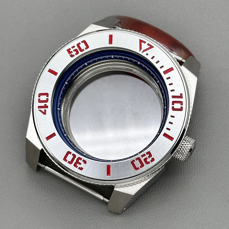 Mod Samurai Watch Case Fit For 7S26 NH35 NH36 Watch Case 28.5mm dial Sapphire crystal glass Transparent NH36 NH35 Case