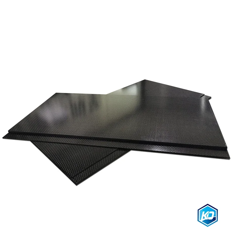 0.5-6MM 125X75 mm 3K plain Matte glossy  Carbon Plate Panel Sheets High Composite Hardness Material Anti-UV Carbon Fiber Board