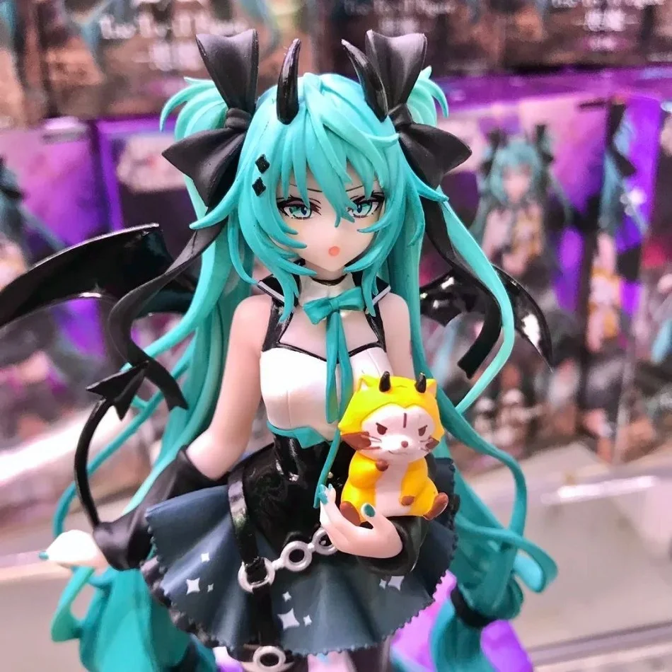 FuRyu Trio-Try-iT Hatsune Miku Rascal The Raccoon Demon Style PVC Anime Action Figures Model Collection Toys