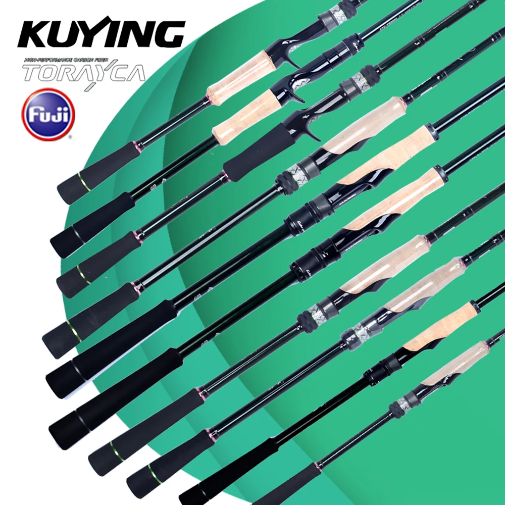 

Kuying Culter Game Удочка 7'6 дюймов 7'9 дюймов 8'0 дюймов 8'1 дюймов 8'2 дюйма 8'3 дюйма 8'6 дюймов Спиннинг Casting Carbon 5-25lb Приманка 5-28 г Fuji m ml Mh Fm