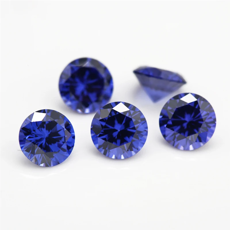 Größe: 1,0 mm ~ 10 mm, Mischung aus 12-Farben-Geburtstagsstein, runder Schliff, loser Zirkonia-Stein, synthetischer Korund5 # Spinel113 # – Detail 12