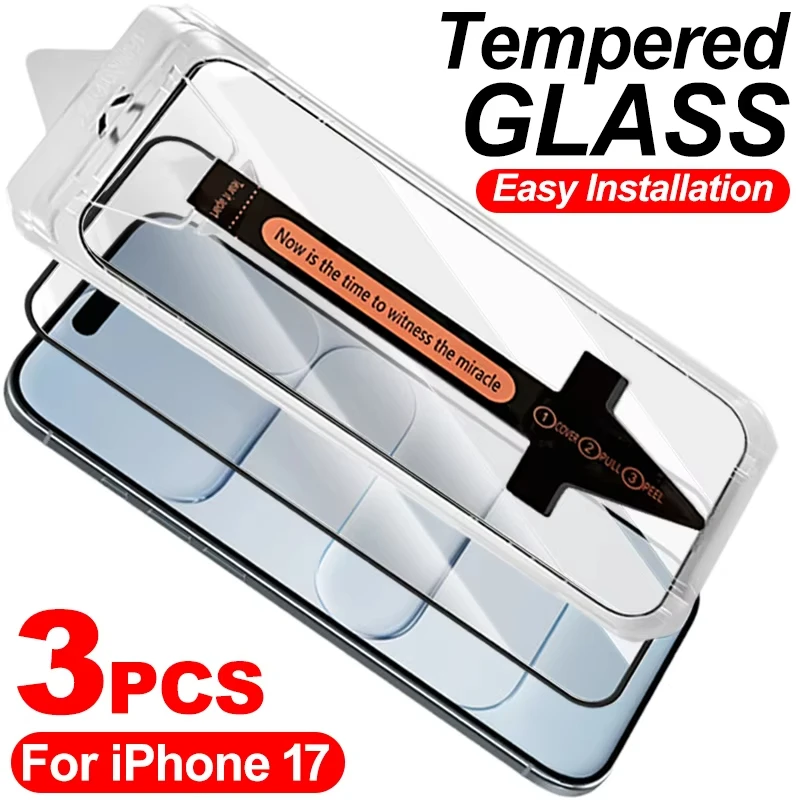 3PCS Staubfreie HD Gehärtetes Glas Displayschutzfolien Für Samsung M54 M51 M34 A55 A54 A35 A34 A53 A73 a71 S25 Ultra S24 S23 FE S22