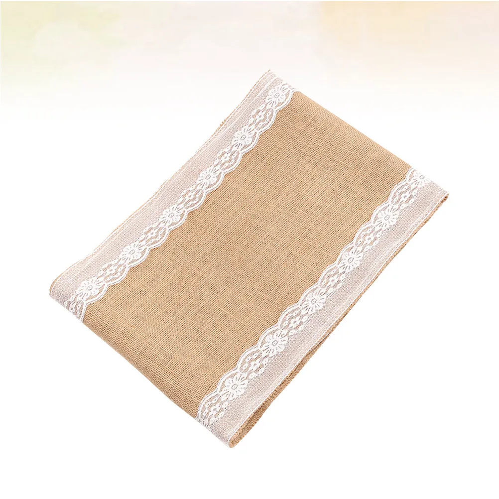 

Скатерть-флажок 30x275 см с простым кружевным узором и цветочным принтом для декора обеденного стола, свадеб, вечеринок и пикников