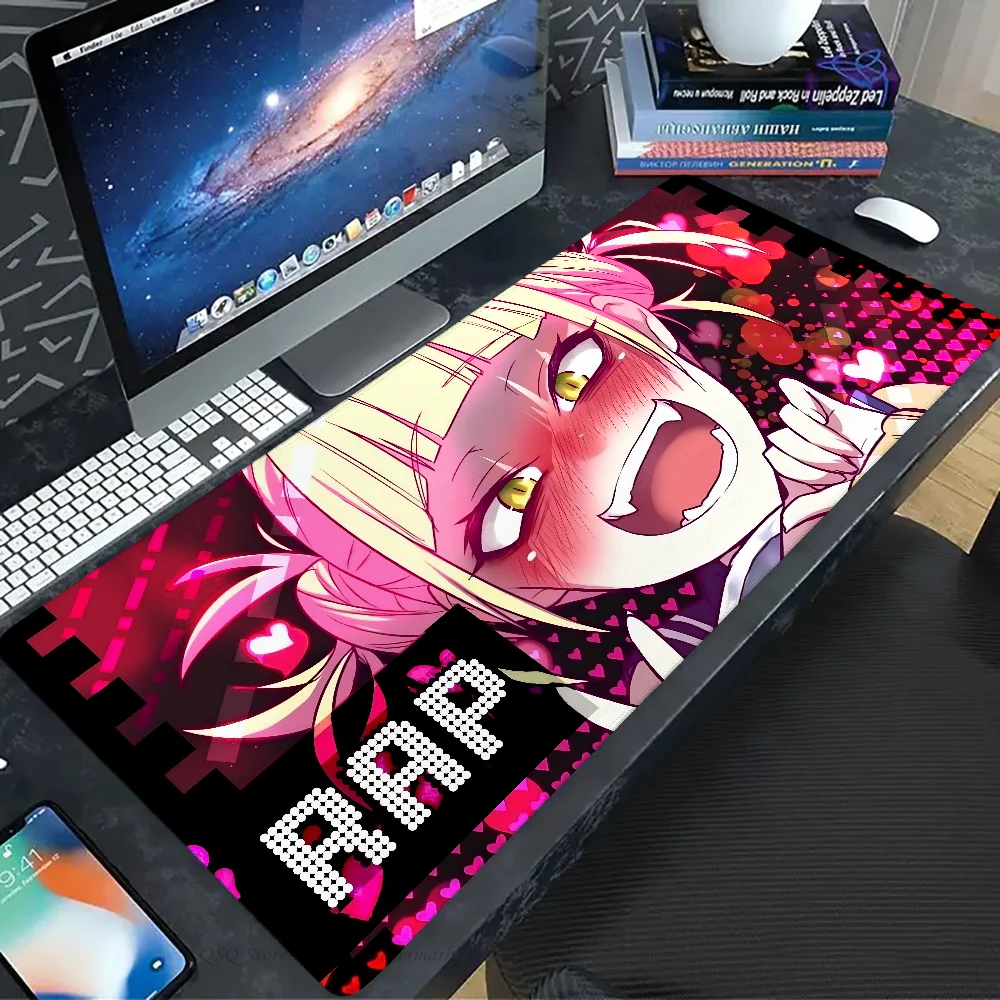 1pc Anime Girl H Himiko Toga tappetino per Mouse tappetino da scrivania con accessori da gioco Pad Prime Gaming XXL tappetino imbottito per tastiera