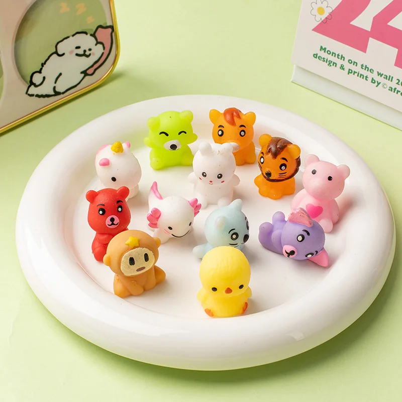 سوبر لطيف يجلس الحيوانات موتشي اسفنجي اللعب مكافحة كرات الإجهاد الضغط الحسية ضغط تململ لعبة للأطفال حفلة Favors