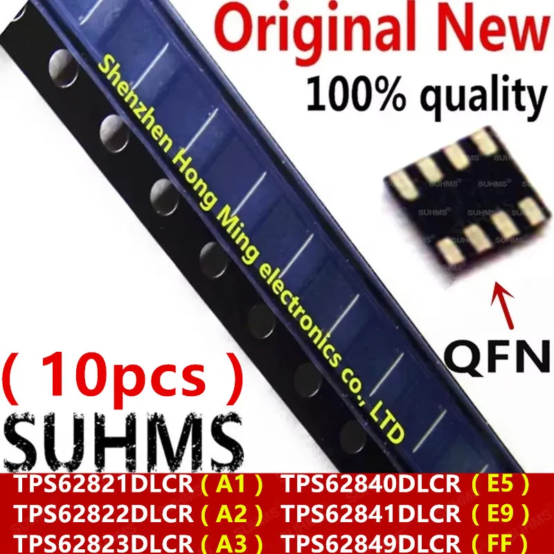 (10piece)100% New TPS62821DLCR A1 TPS62822DLCR A2 TPS62823DLCR A3 TPS62840DLCR E5 TPS62841DLCR E9 TPS62849DLCR FF QFN-8