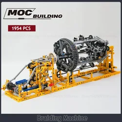 GBC Module Braiding Machine Moc Building Blocks Technology Bricks Motor Puzzle Collection Toys Creative Xmas Gifts