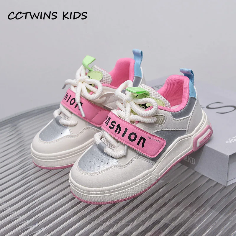 Girls Sneakers Spring Autumn Kids Fashion Brand High Top Casual Running Sports Shoes Toddler Breathable White Flats Soft Sole