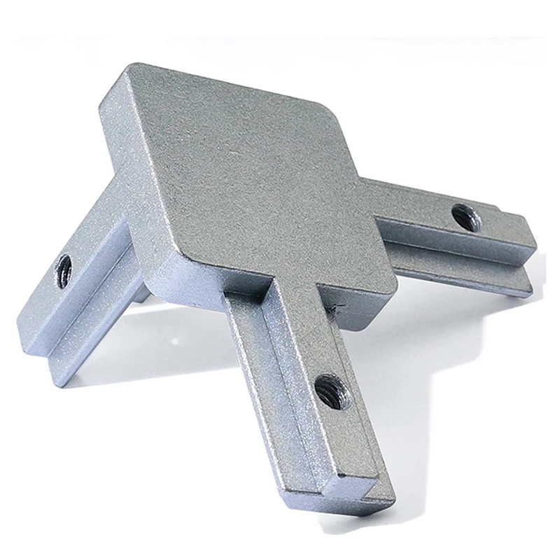 LUDA 8Pc 2020 Series 3 Way End Corner Bracket Connector For European Standard 6Mm T Slot 20 X 20Mm Aluminum Extrusion Profile