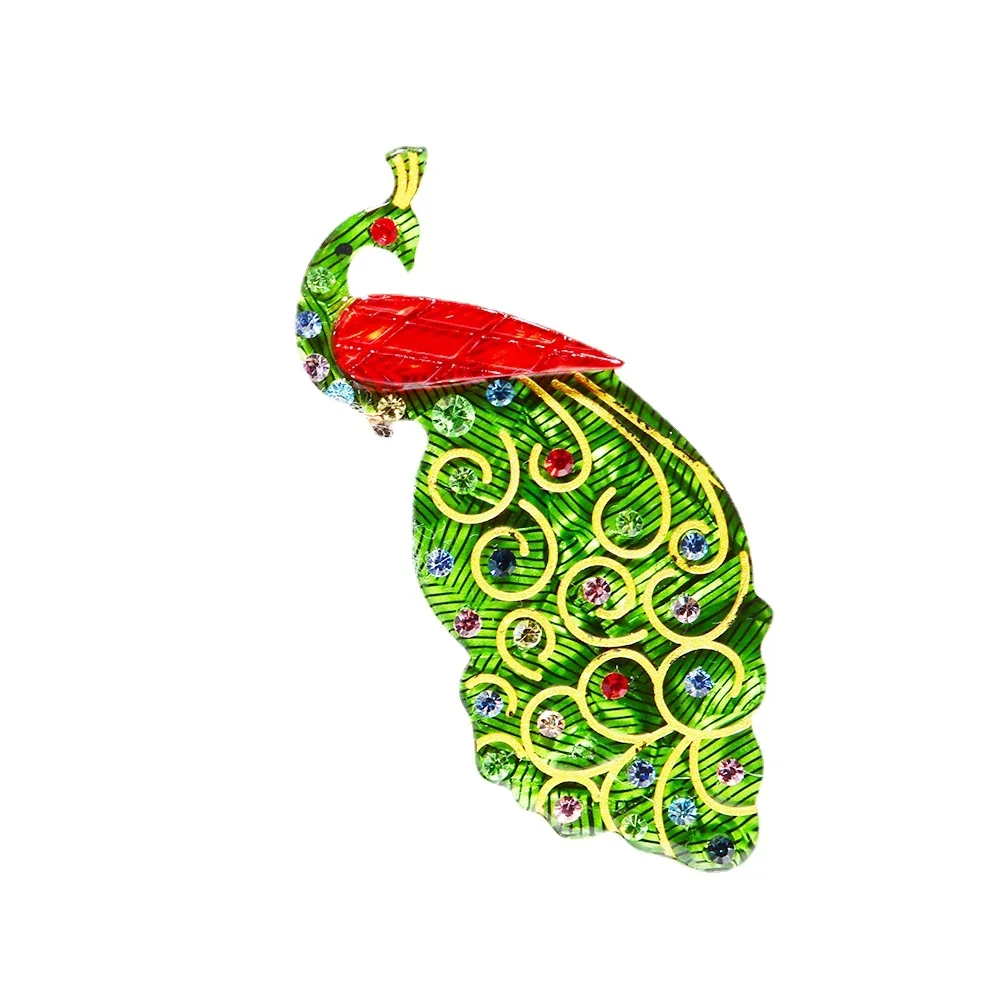 

BLUCOMEBLUCOMEBlucome Acrylic Animal Brooches Colorful Peacock Brooch for Women Children Coat Suit Scarf Hat Pins Jewelry Kids H