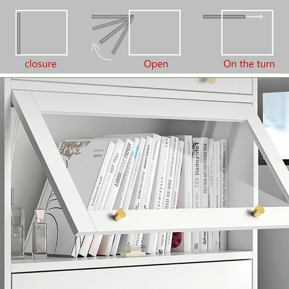 

Hidden Door Track Bookcase Slides Cabinet Drawer Hardware Guide up Plastic Side