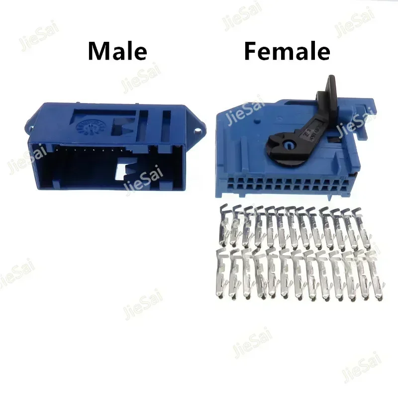26 Pin Automobile Instrument Plug Automotive Female Conenctor ECU For VW 185879-2 185226-2