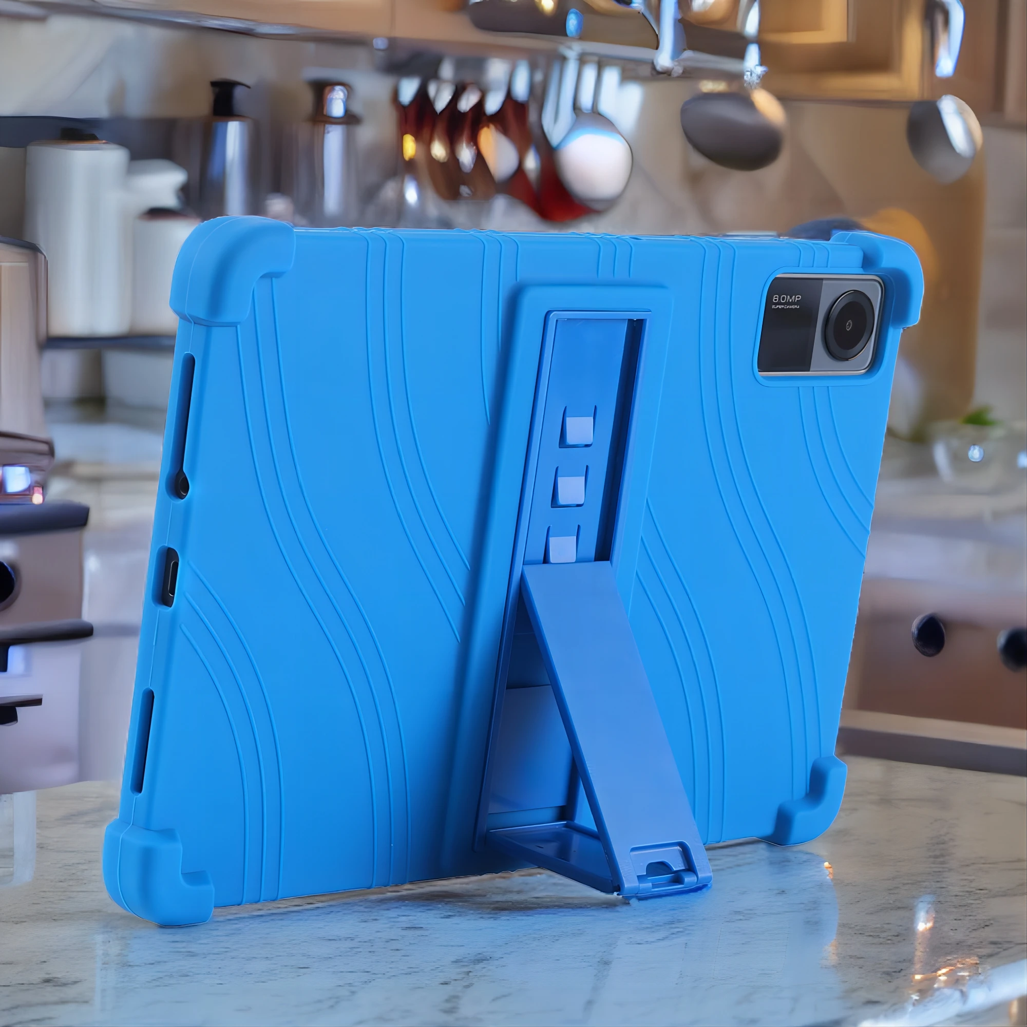 Capa De Suporte De Silicone À Prova De Choque, Capa Para Xiaomi Redmi Pad SE Tablet, Seguro