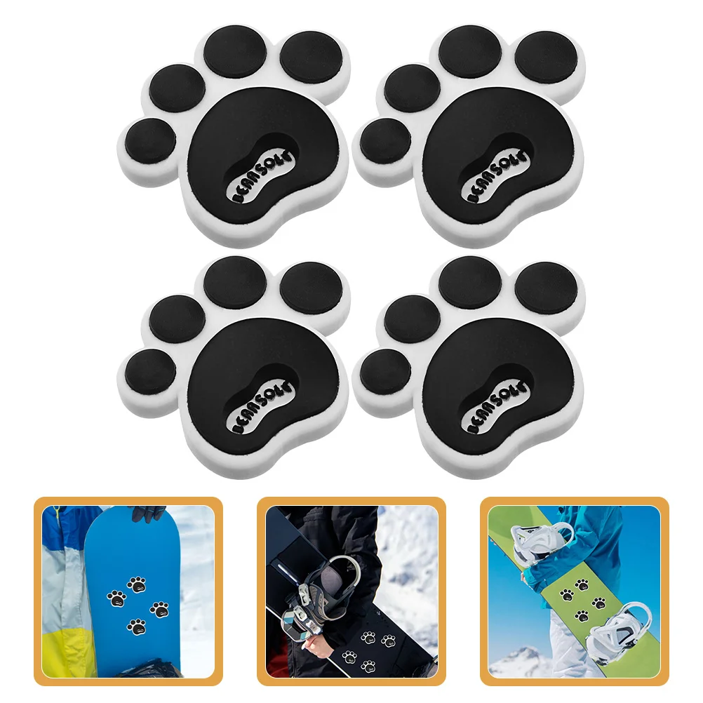 

12Pcs Silicone Car Door Anti-Collision Sticker Paw Pattern Scratch Protector Auto Body Edge Guard Car Bumper Decorative Strip